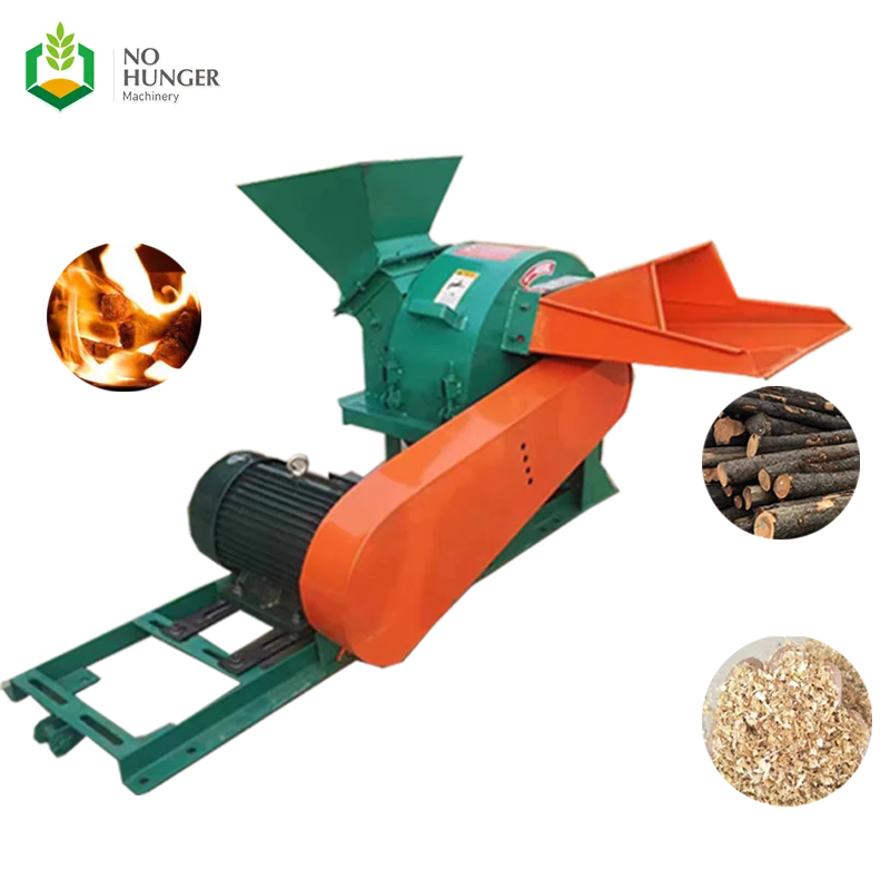 Commercial Grain Charcoal Wood Crusher Machine Hammer Mill Diesel Grinding Machine Pulverizer