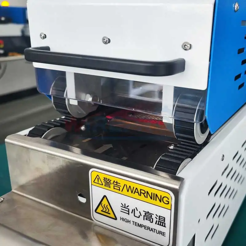 RD-A06   Good price  heat shrink tubing conveyor machine with oven sleeves belt heater