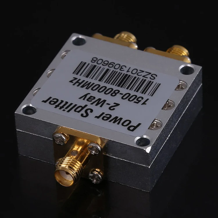 2 Way Splitter 1500mhz~8000MHz SMA female 8G power divider signal cable splitters female divider