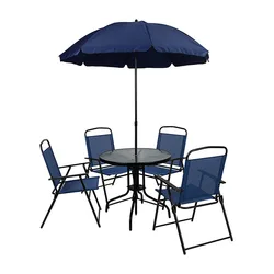 YASN HYTZ013 Furniture Black Modern Dining Outdoor Patio Furniture Outdoor Table Chair With Umbrella
