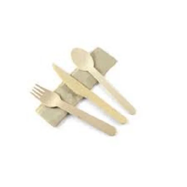 1/5 Biodegradable Wooden Cutlery Set with case Portable Knife fork and Spoons Manufacturer From India