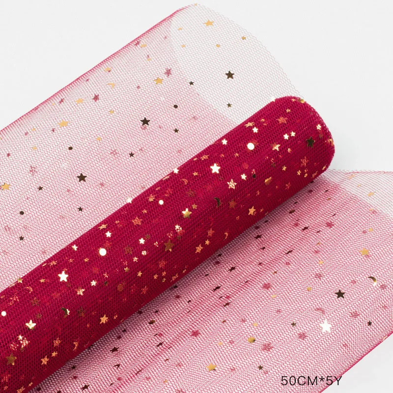 Korean star and moon yarn lollipop bouquet ping pong chrysanthemum diy material package flower paper flower wrapping paper