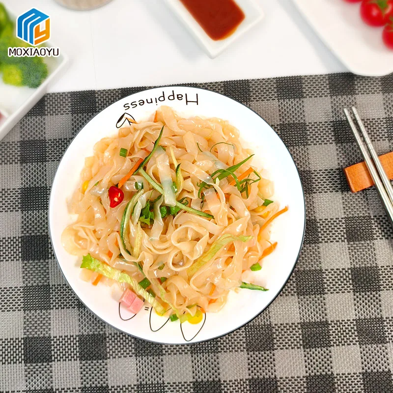 Factory Price Low Calorie Customized Shirataki Fettuccine Feel Fullness Free Samples Konjac Oat Noodles