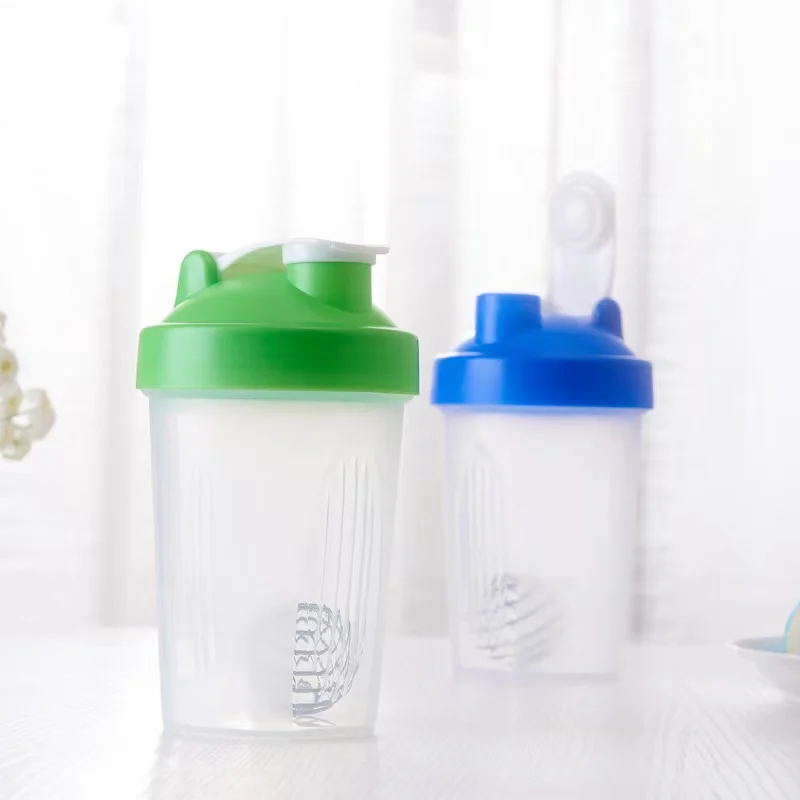 Top seller 400ml BPA Free water bottle plastic shaker sport protein shaker