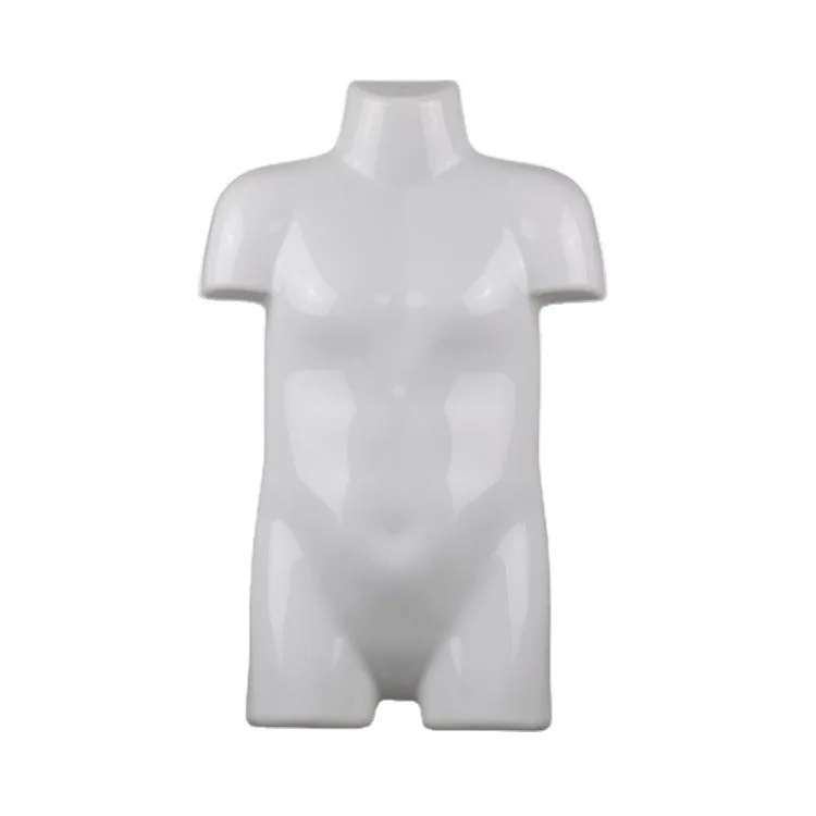 Wholesale Half Body Color Velvet Child Mannequin Kids Mannequins Clothing Store Children's Model Props Display Stand