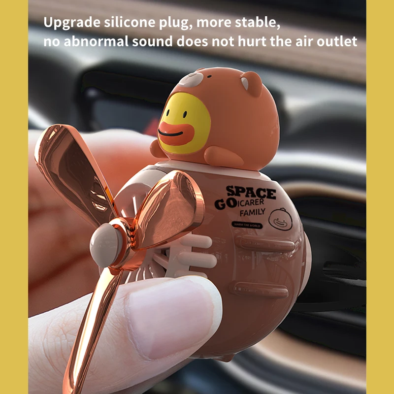 Custom Air outlet aromatherapy car creative gift Car perfume Car accessories propeller fragrance adornment