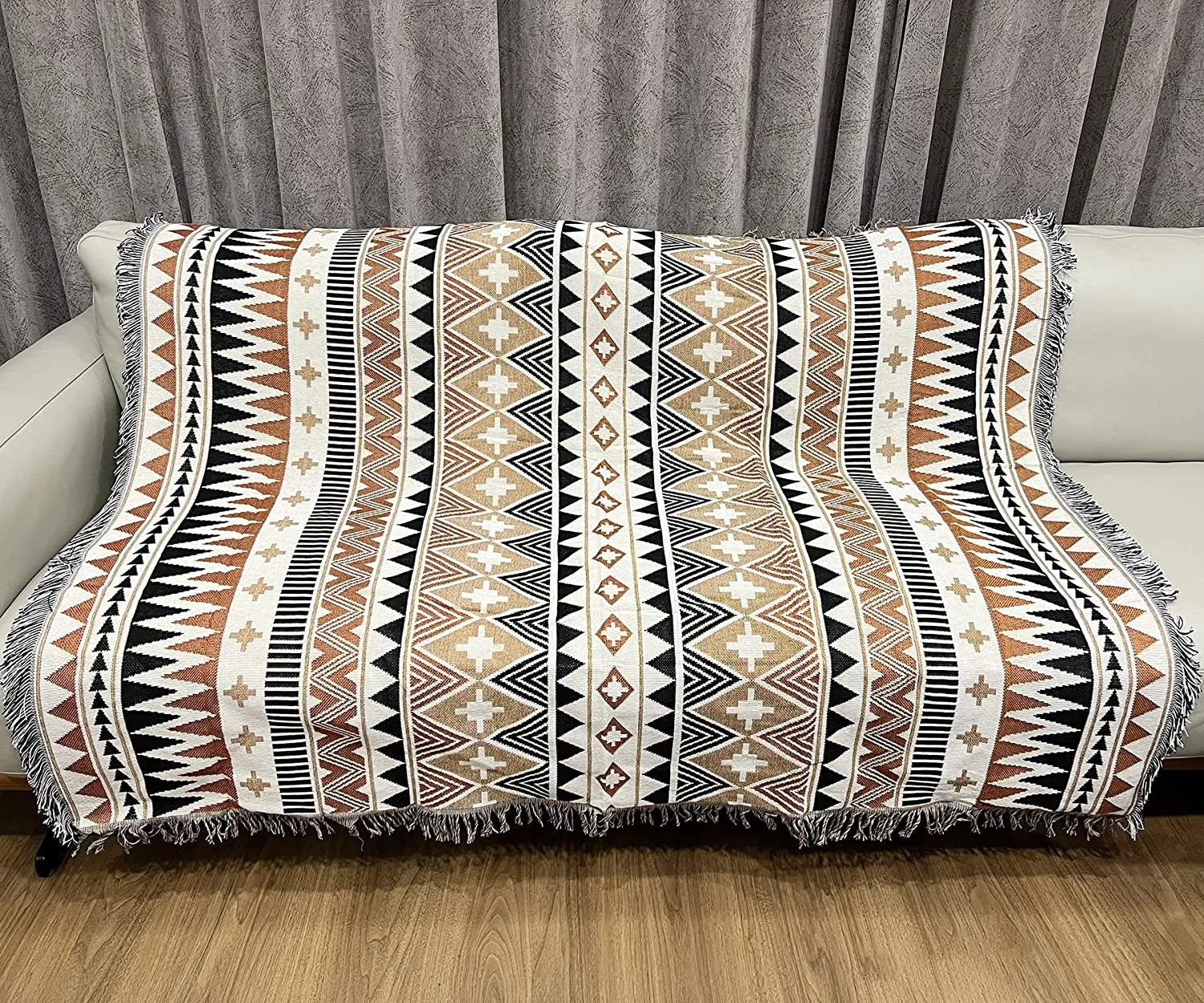 New Design Bohemian Decorative Ethnic Navajo Indian Throw Cover Blanket