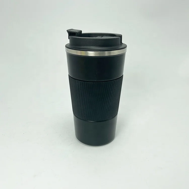 Wholesale double wall stainless steel vacuum insulated cute korean a mugs and cup with sleeve