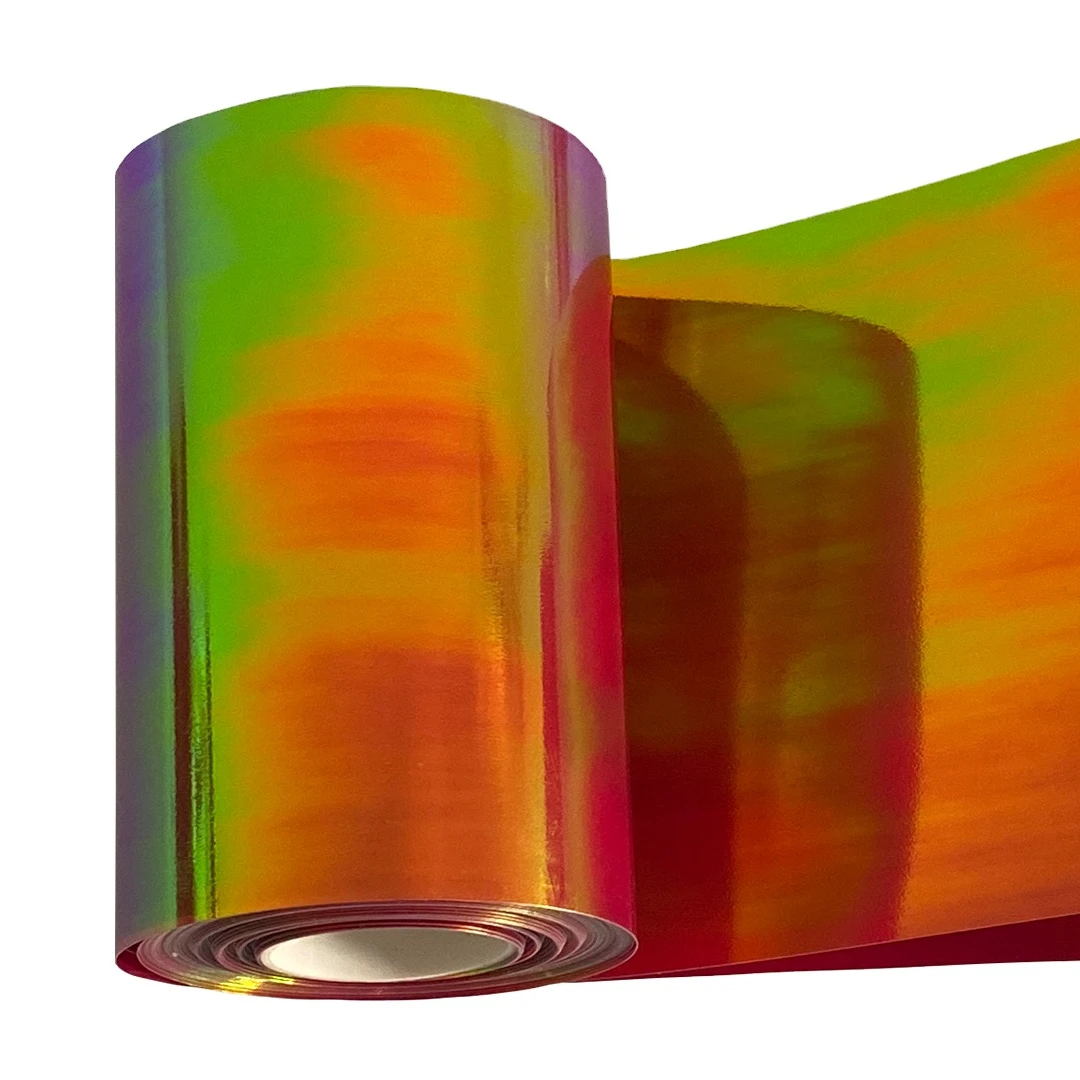 aluminized plastic film/Pet holographic sequins film/ holographic lamination film