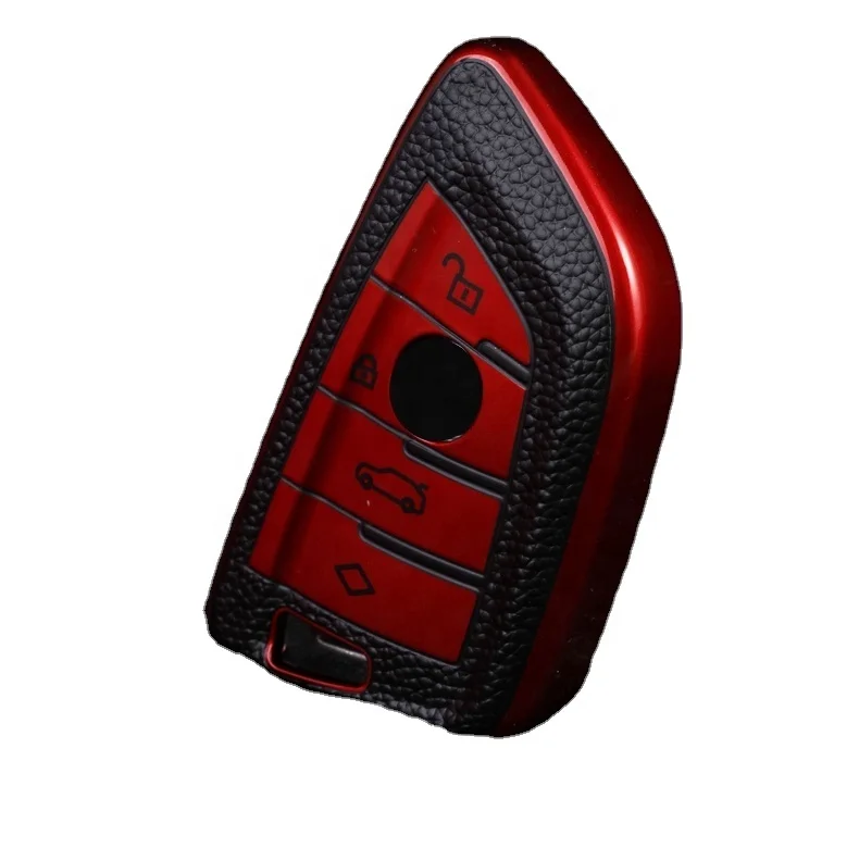 Чехол из термополиуретана с ПУ покрытием ключа автомобиля чехол Shell протектор для BMW X1 X3 X4 X5 F15 X6 F16 G30 7 серия G11 F48 F39 520 525 f30 118i 320i