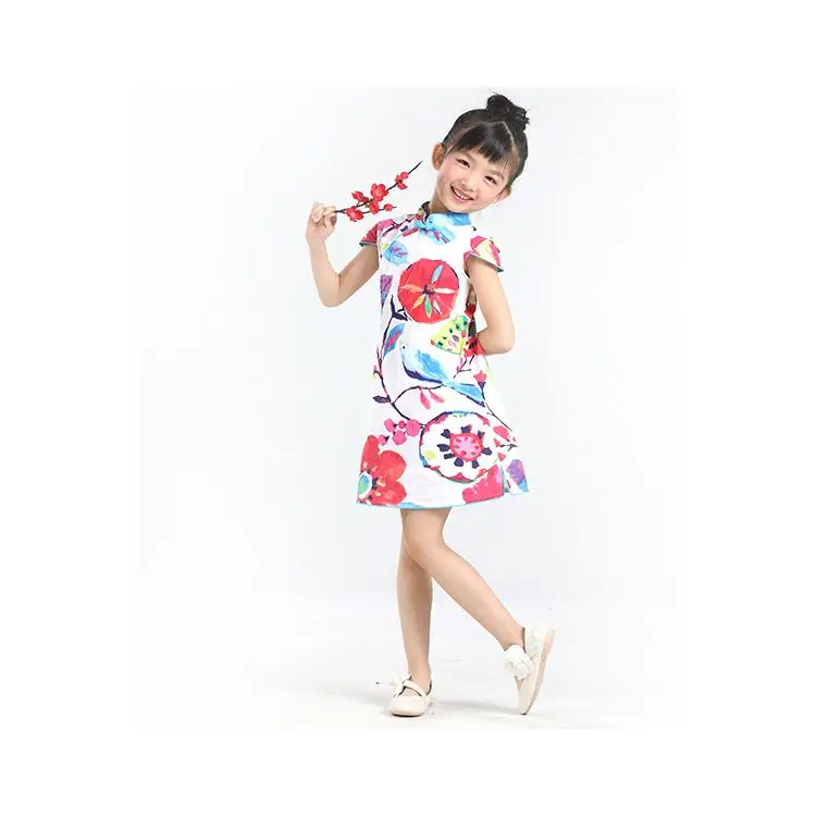 
Factory Chinese Traditional Modern Cheongsam Girl Qipao Dress 