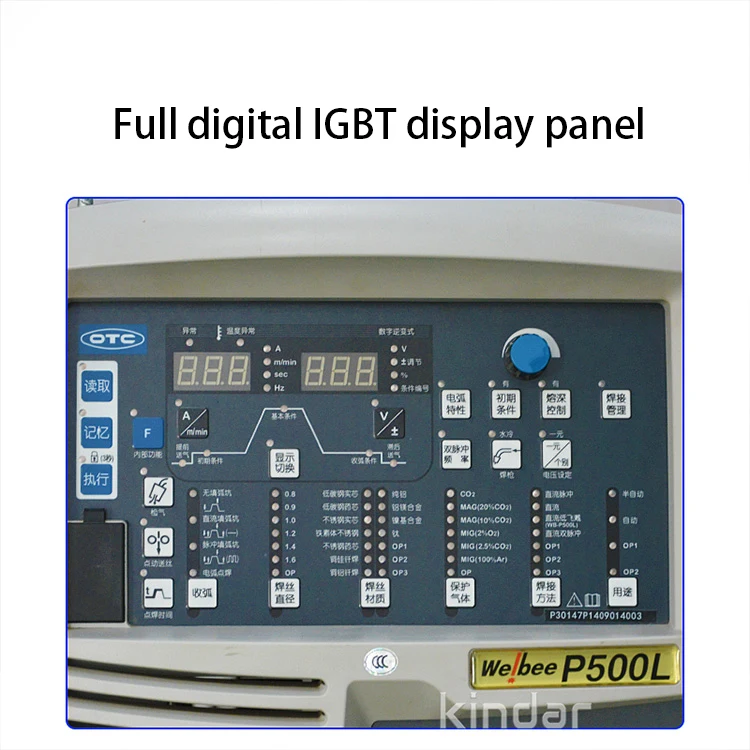 OTC/Daihen Inverter Technology Low Spatter Welder WB-P500 Semi-Automatic CO2/MIG Industrial Pulse Welding Machine