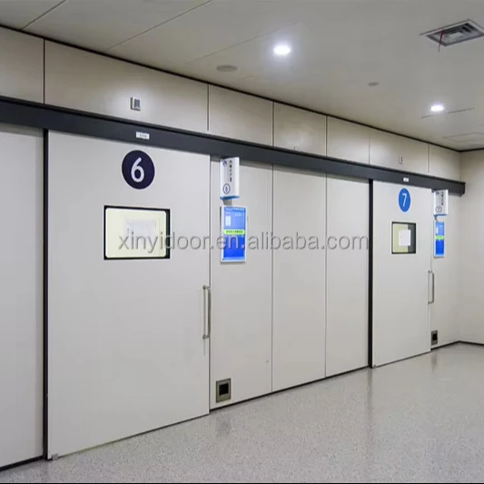 High quality automatic sealed sliding door system airtight hospital operating room door Suitable for hospital operating rooms