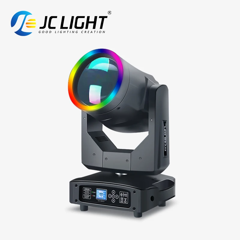 Led 300W Beam Moving Head 13Colors 17 Gobos Dmx Control Beam Spot Moving Head Light With Rgb Ring For Dj Disco Stage