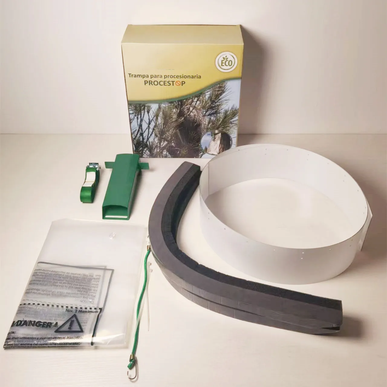 Anti-Caterpillar Strap Piege Contre La Chenille Collier Trampa para orugas Collar Insect Caterpillar Trap Kit