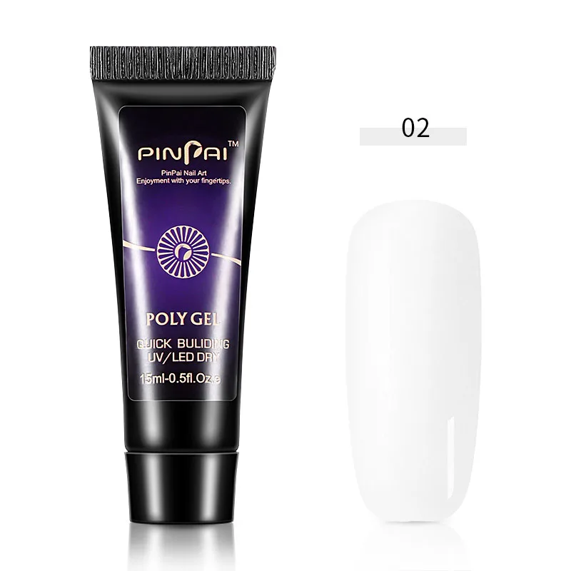 Free sample private label 15ml 12 colors poly gel extension gels led / uv nails polish art poly gel set