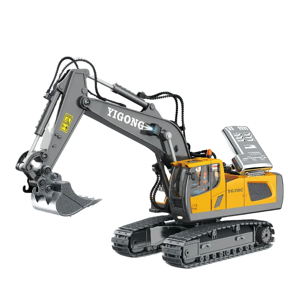 RC экскаватор/бульдозер 1/20 2,4 ГГц 11CH RC строительный грузовик инженерные транспортные средства Развивающие игрушки для детей с легкой музыкой