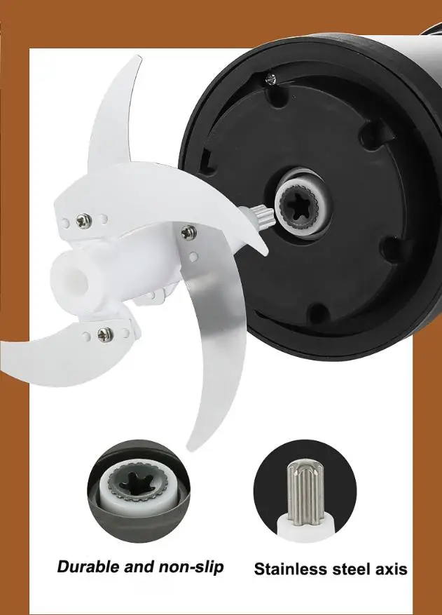 2022 new custom household mixer stainless steel kitchen food processor 2L meat grinder