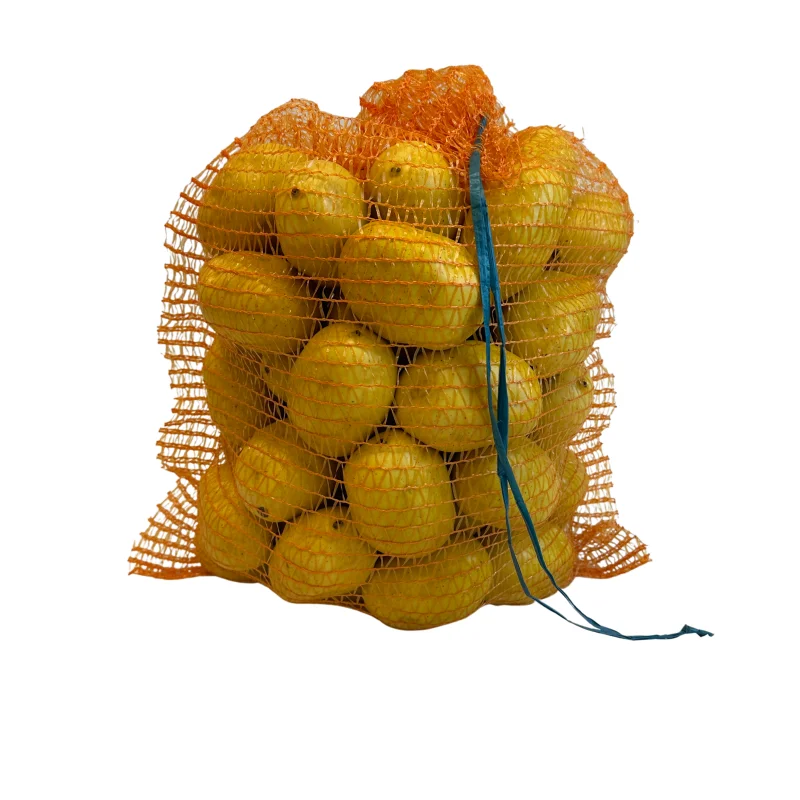 Customisable mesh bags for wholesale garlic and corn in woven fruit bags