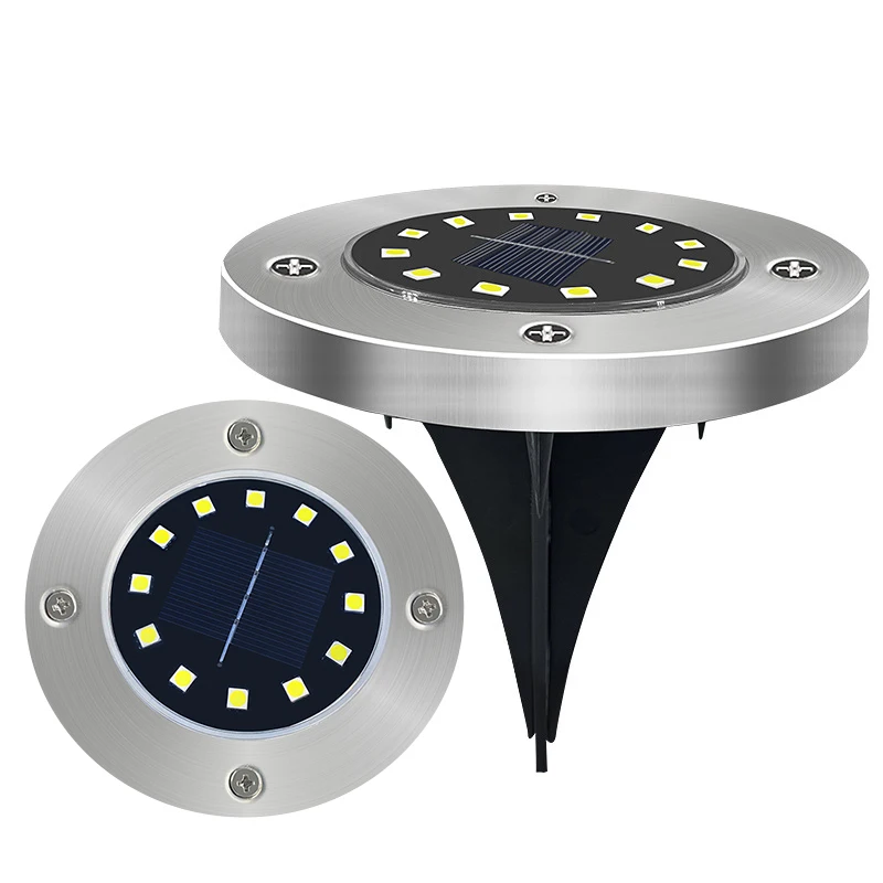 Blueswift 8 светодиод водонепроницаемый красочный RGB Солнечный газон Светодиодный заглубленный свет уличный садовый