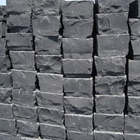 Natural Black Limestone Cobbles