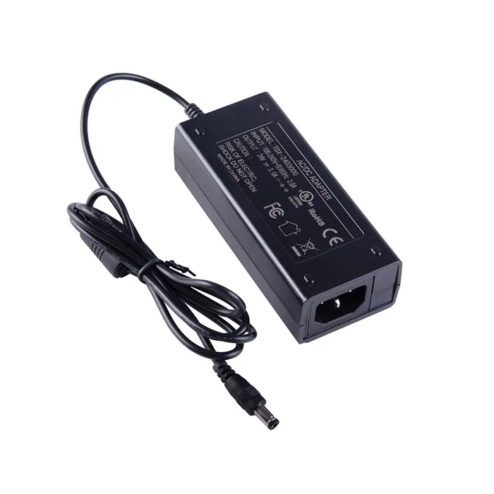 12V 5A AC/DC Power Supply Adapter 12 Volt 5 Amp Charger Adaptor 2.1mm DC Jack Connector for LCD Monitor CCTV Camera