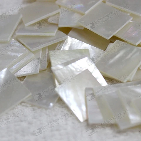 Natural mother of pearl square gemstone square slice for sale