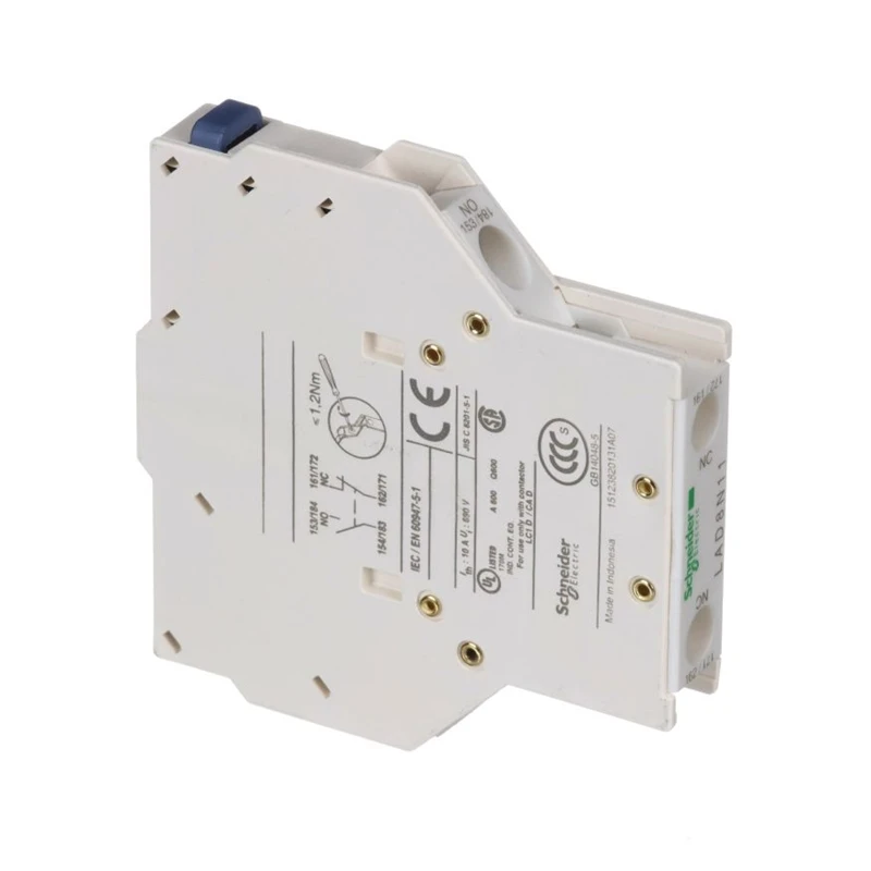 New-Original Schnei-Der-Lad8n11 Auxiliary-Contact Block-Tesys Deca-1no + 1nc Side Mounting-Screw Clamp-Terminals Good-Price