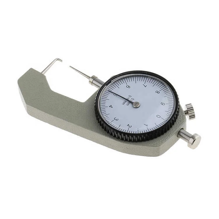 Dial Thickness Gauge Tester Dial Caliper Measuring Tool 0-10mm for Leather Craft Tool Thickness Gauge