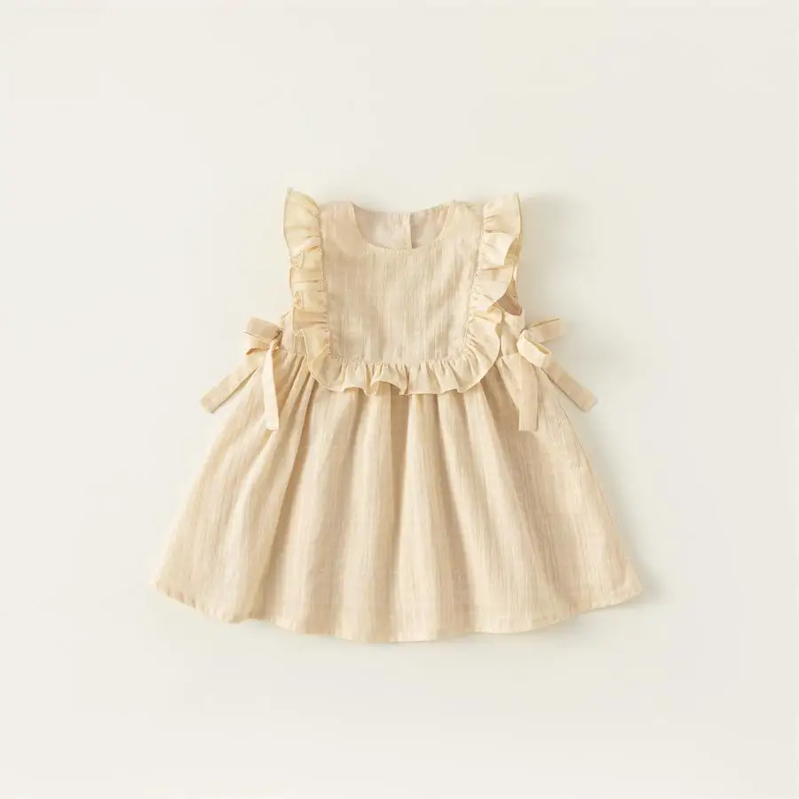 Summer 2-7 years old baby cotton Sleeveless skirt kid casual clothes children girls dresses