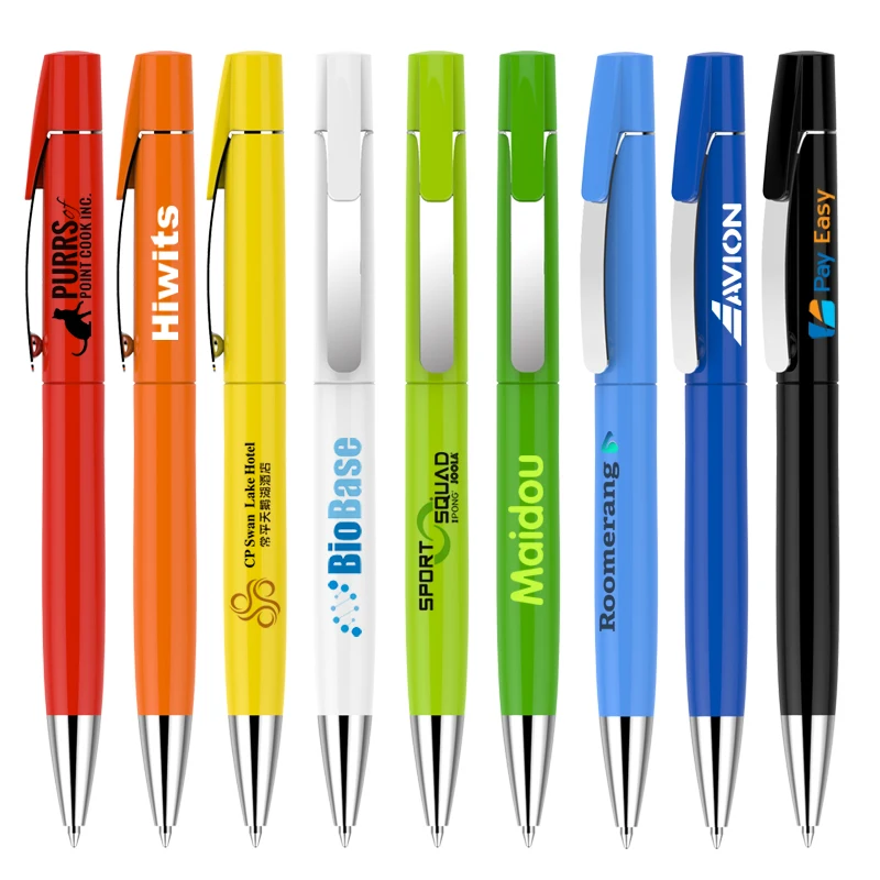 2021 New Novelty Promotional Twist Ballpoint Pen Plastic Twist Ball Pen