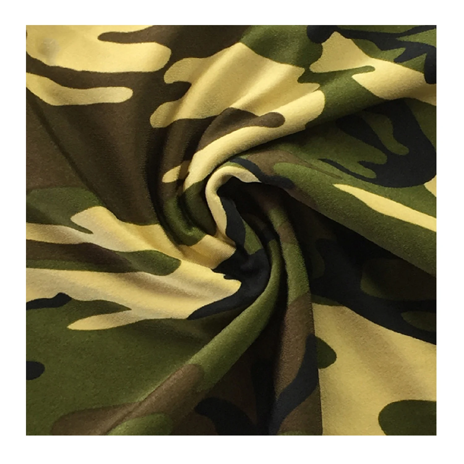 4 Way Stretch 85 Polyester 15 Spandex Camouflage Print Fabric