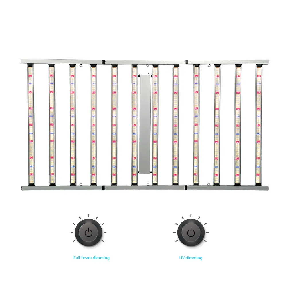 1200w 281 trifold  matrix farmer dimming full spectrum LED growing lights for medical hydroponic