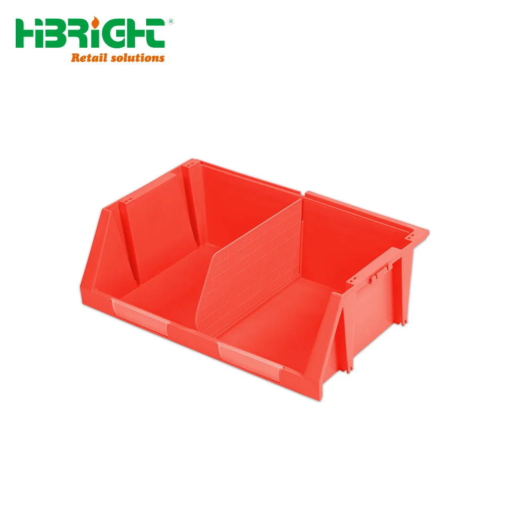 Saving space and easy transport Accessory Industry Warehouse Stackable and Nestable Plastic Storage Bin