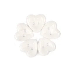 Модные пуговицы в форме сердца со стразами и отверстиями, керамические пуговицы на заказ для украшения ткани