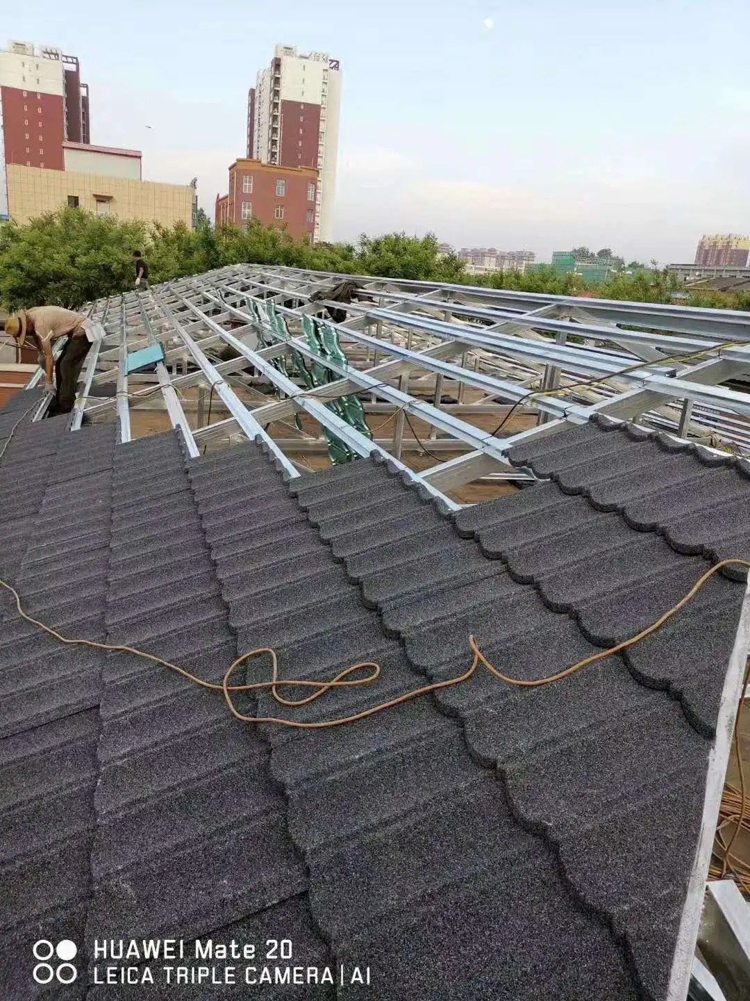 Barrel type Roof Building Material Stone Coated Manufacturer of Roofing Sheet