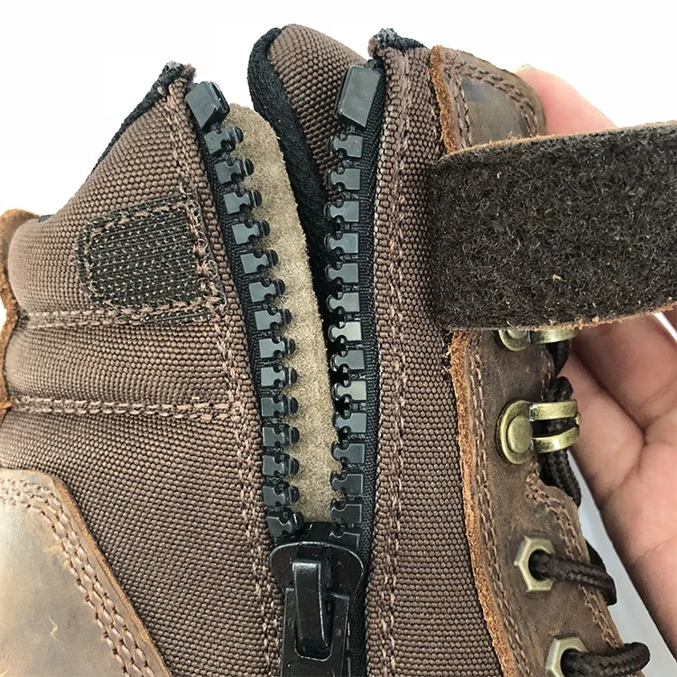 
China Factory Wholesale fashionable High Quality genuine leather safety shoes steel toe ankle high work shoes 