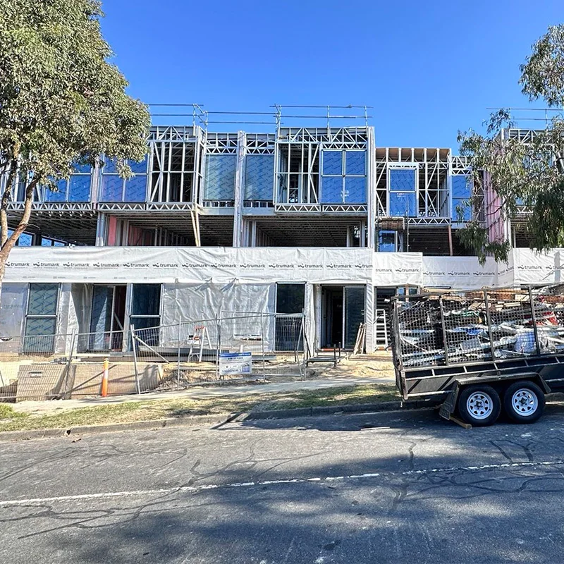 AS/ASTM/NZS ICC-ES AS4600 Prefabricated Houses with Light Steel Frame: Affordable and Durable townhouse villas light steel villas Prefab homes