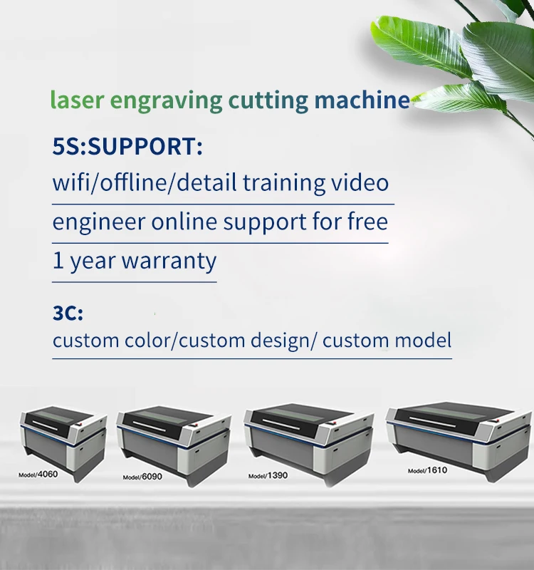 high-accuracy 300x500mm 4060 10060 CO2 Laser Tube Laser Engraving Cutting Machine for acrylic plastic and Non-metal