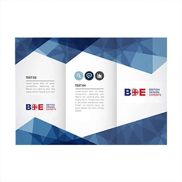 Manufacture Custom Waterproof A4 A5 Promotion Folded Flyer Printing Video Brochure Card Printing Service