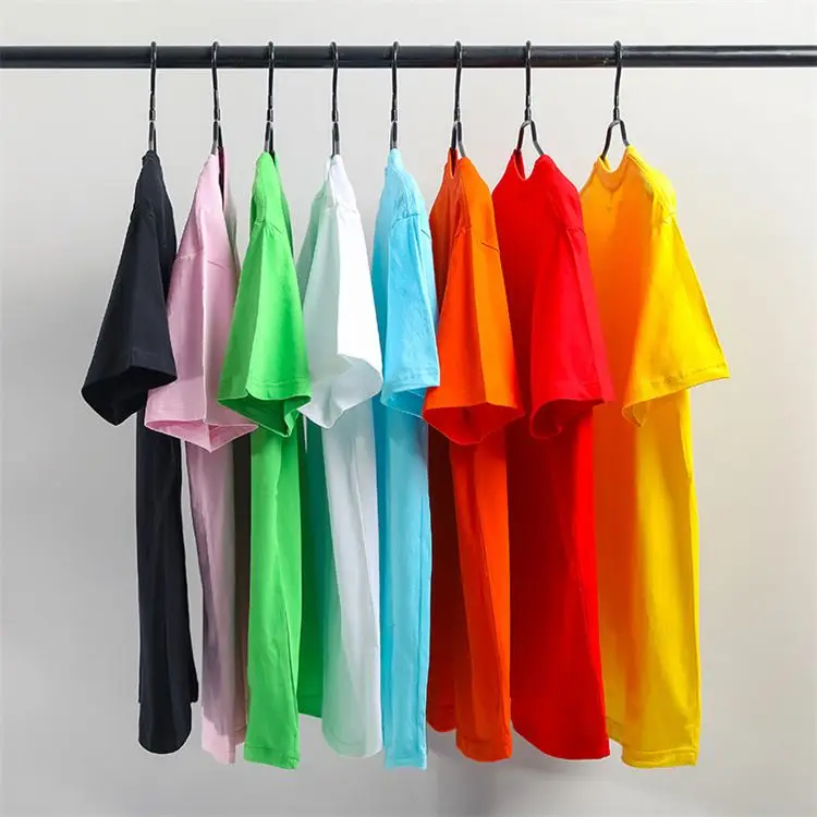 Short Sleeves Size Xxxxxxl T Shirts Vintage T Shirt Customize Shirts Wholesale Hot Summer Custom Logo 150gsm Solid Color Casual