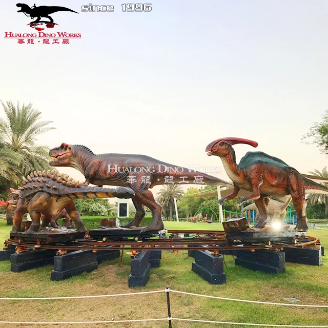 Halloween Animatronics Prop Dragon Statue Artificial Dinosaur Model