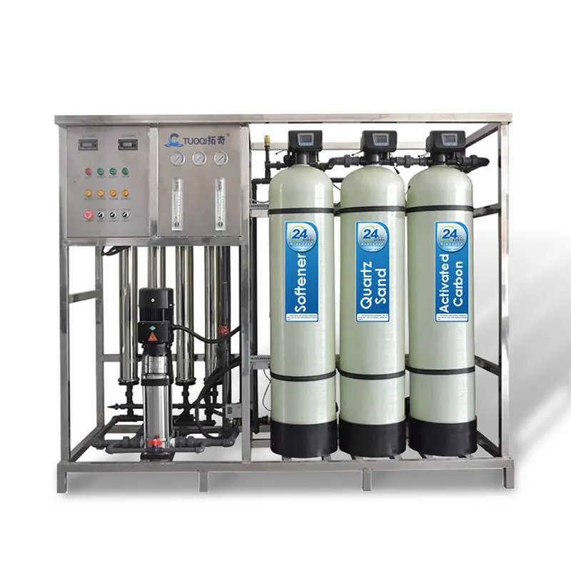 1000L per hour purified water treatment appliances ro water treatment plant