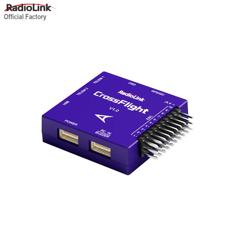 RadioLink 10 Channels PWM Output CrossFlight RC Drone Flight Controller with Automation Software Testing System