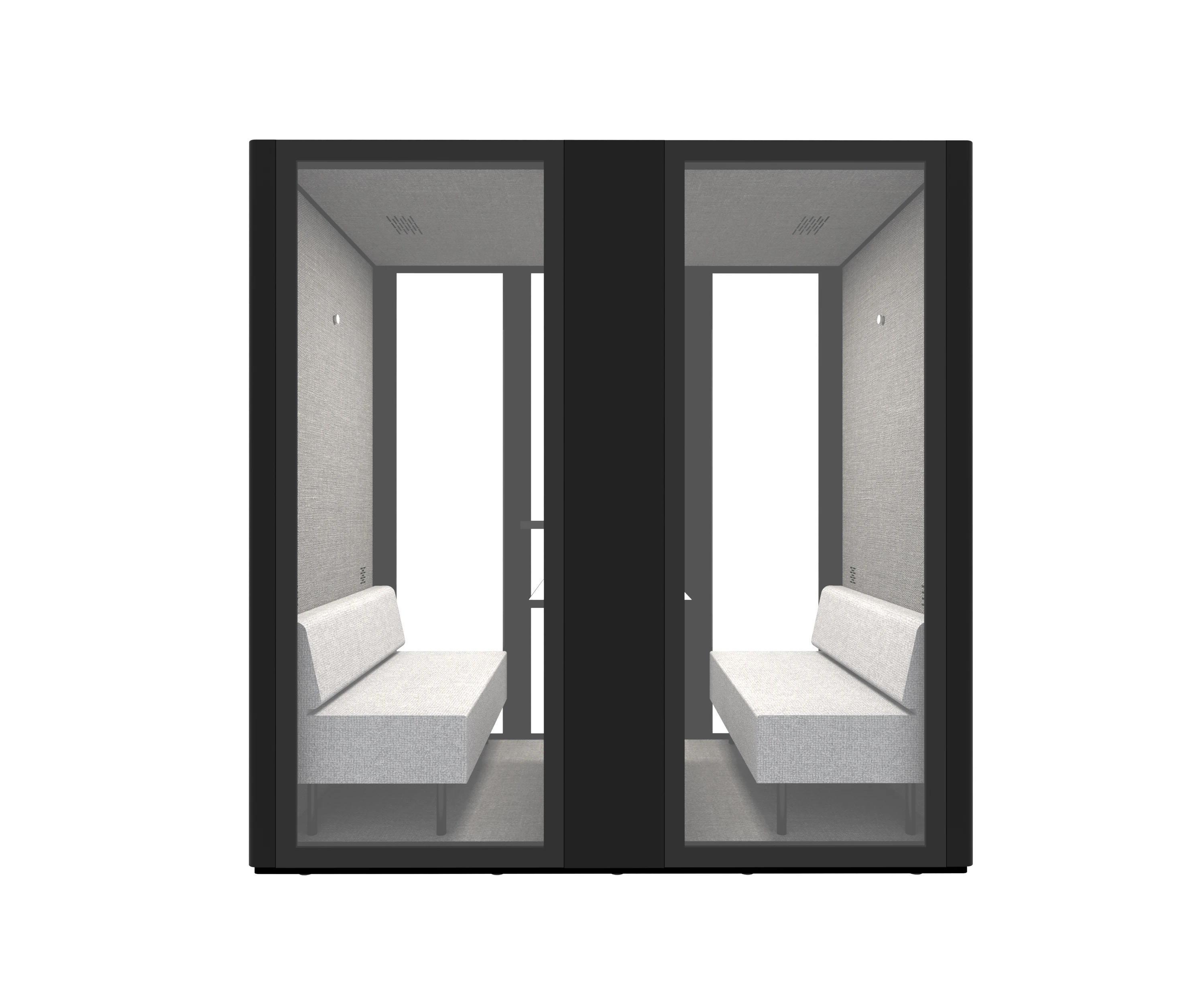 WEWORTH OEM privacy soundproof acoustic 4 person phone booth meeting office pod