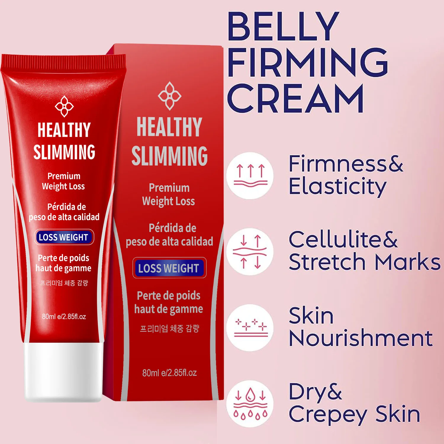 Healthy Slimming Cream for Belly, Stomach, Waist, Arms, Legs Advance Skin Firming & Body Firming Gel