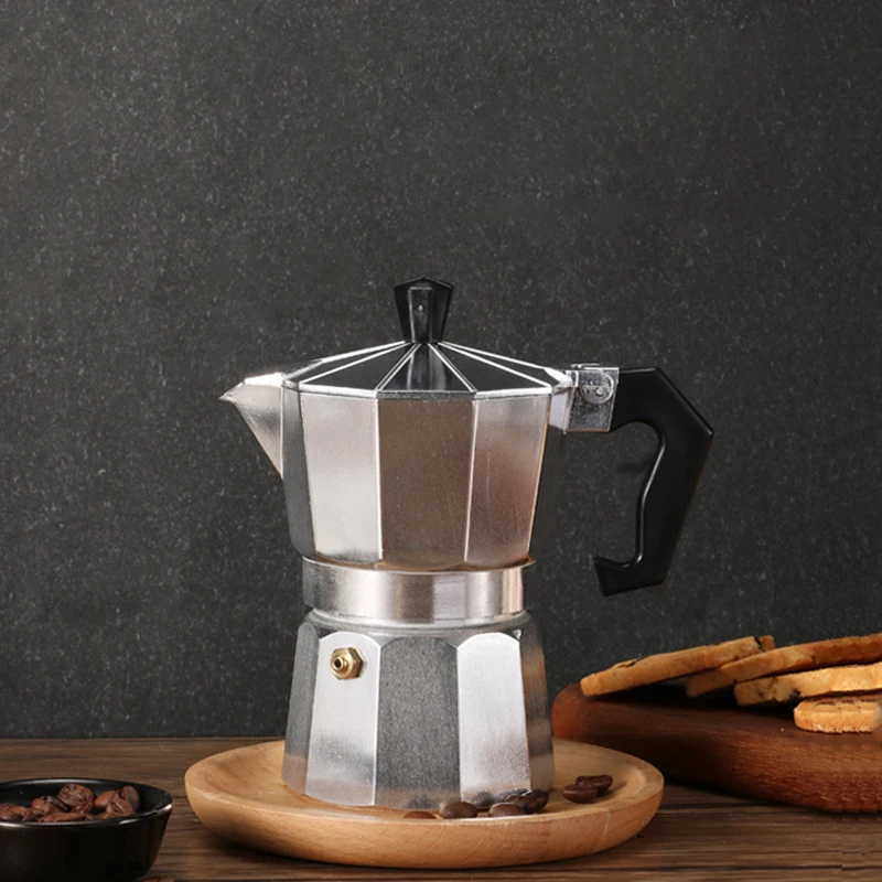 Moka Pot Aluminum Italian Coffee Machine Espresso Coffee Maker For Gas Stove Classic Coffeeware Home Barista Accessories