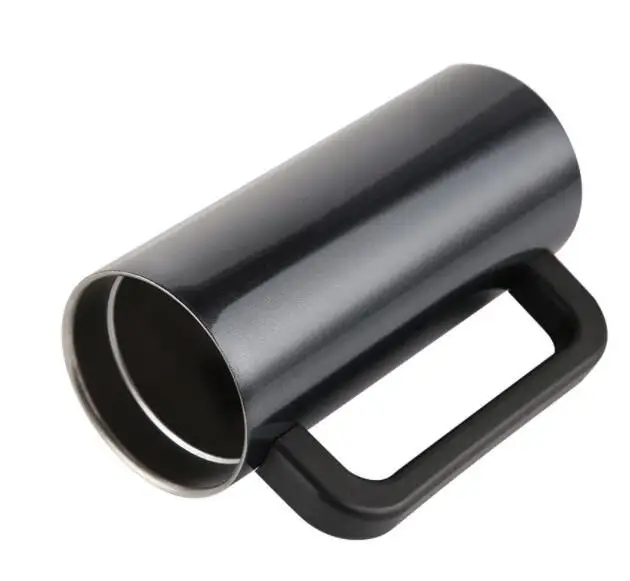 Superior Vacuum Insulated Stainless Steel Tumbler Coffee Cup Travel Mug with Handle 14OZ