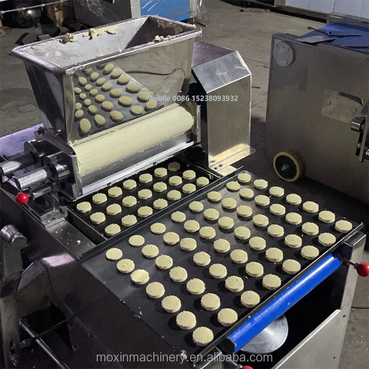 MOXIN Multi Function Automatic strawberry butter coikies making Machine with jam depositor