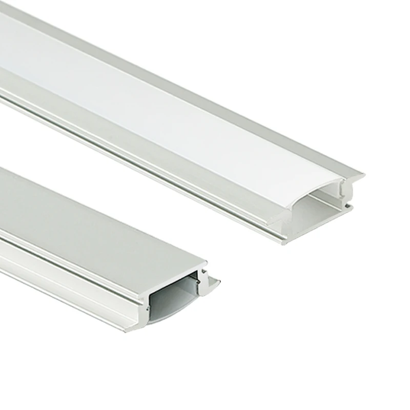 Recessed 17x7(mm) Wardrobe Lights LED Aluminum Profile for LED Lighting Strips Cabinet Light